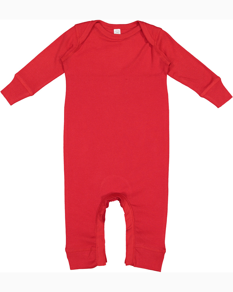 Rabbit Skins 4412 Infant Baby Rib Coverall Front Fullsize"