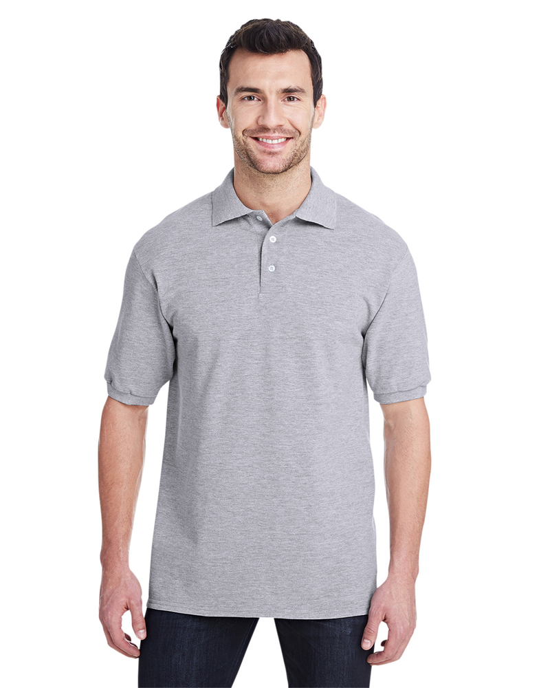Jerzees 443MR Adult Piqué Polo Front Fullsize"