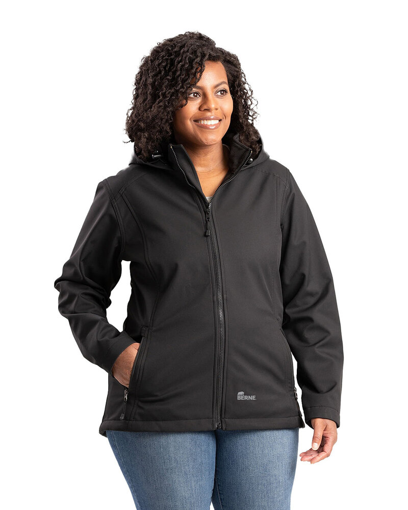 berne wjs303 ladies' highland softshell jacket Front Fullsize