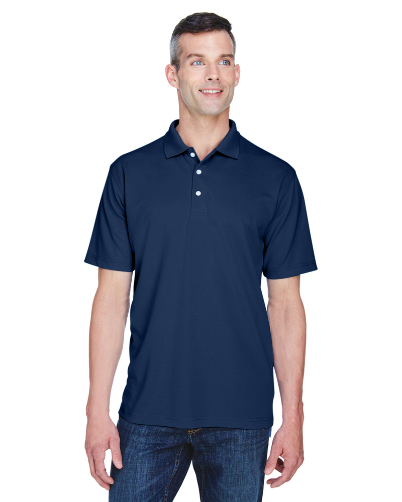 ultraclub 8445 men's cool & dry stain-release performance polo Front Fullsize