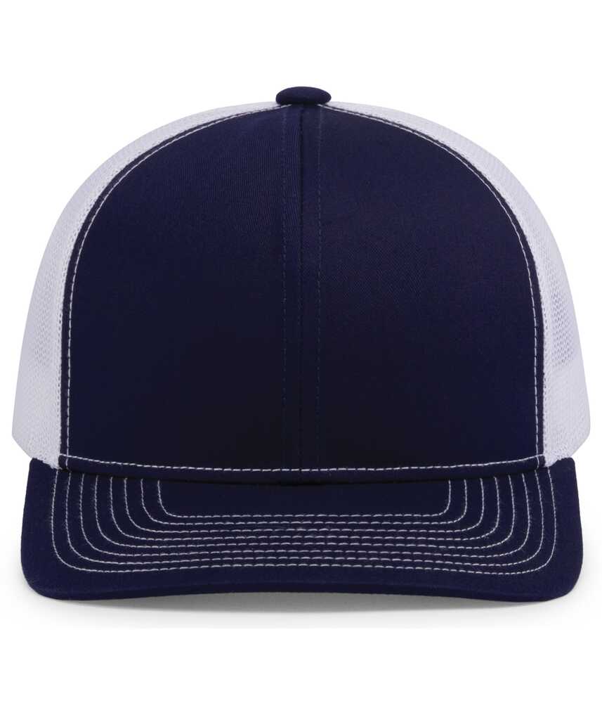 Pacific Headwear PH104S Contrast Stitch Trucker Snapback Front Fullsize"