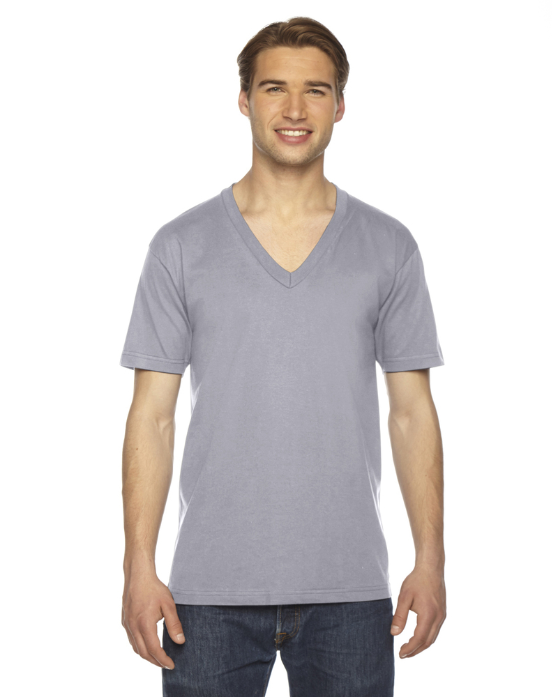 American Apparel 2456W Fine Jersey V-Neck T-Shirt Front Fullsize"