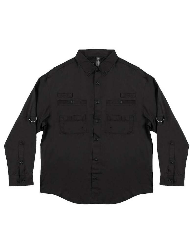 burnside 2299 men's functional long-sleeve fishing shirt Front Fullsize