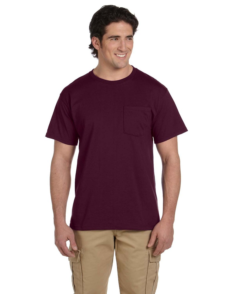 Jerzees 29P Adult DRI-POWER® ACTIVE Pocket T-Shirt Front Fullsize"