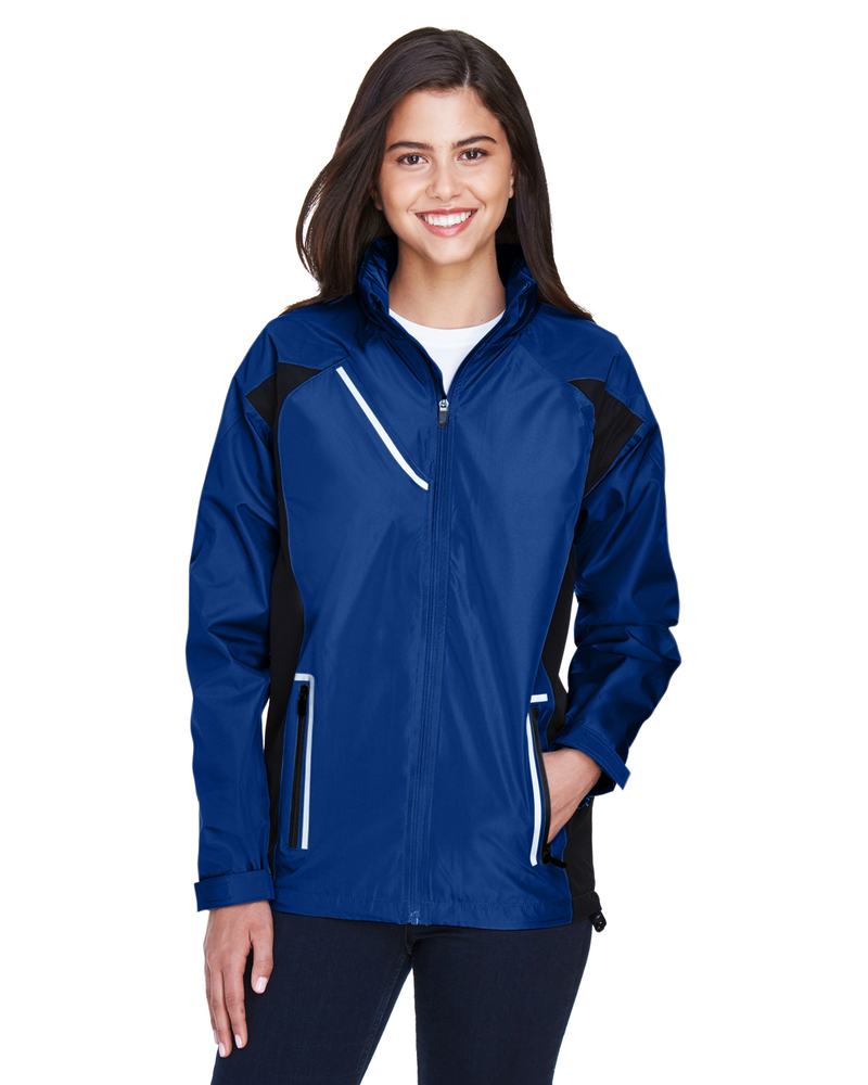 team 365 tt86w ladies' dominator waterproof jacket Front Fullsize