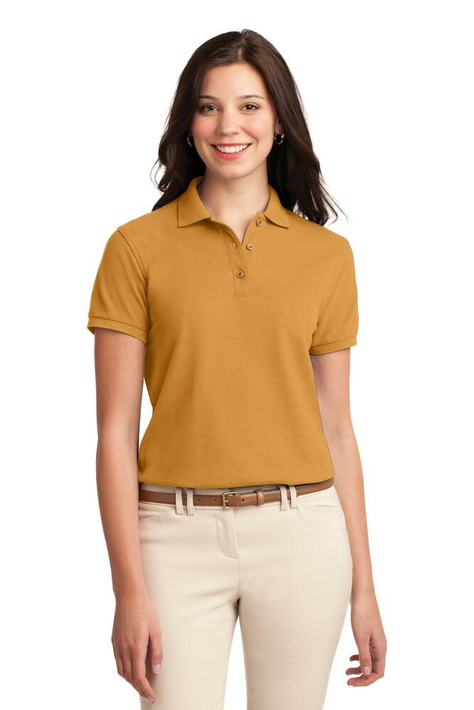 Port Authority L500 Ladies Silk Touch™ Polo Front Fullsize"