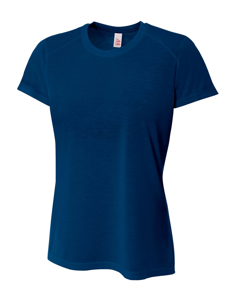 A4 NW3264 | Ladies' Shorts Sleeve Spun Poly T-Shirt | ShirtSpace