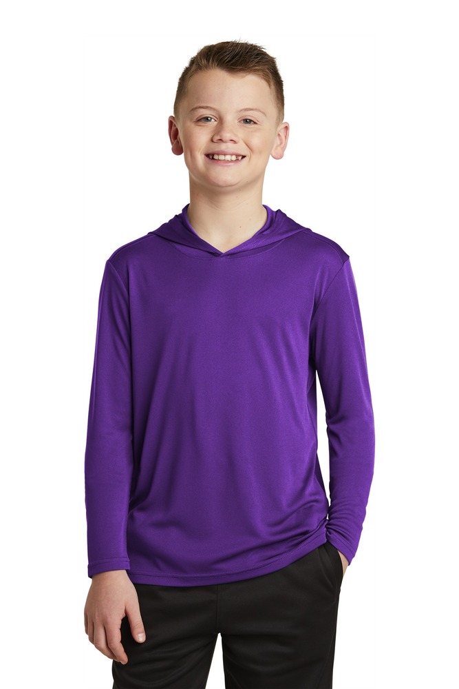 sport-tek yst358 youth posicharge ® competitor ™ hooded pullover Front Fullsize