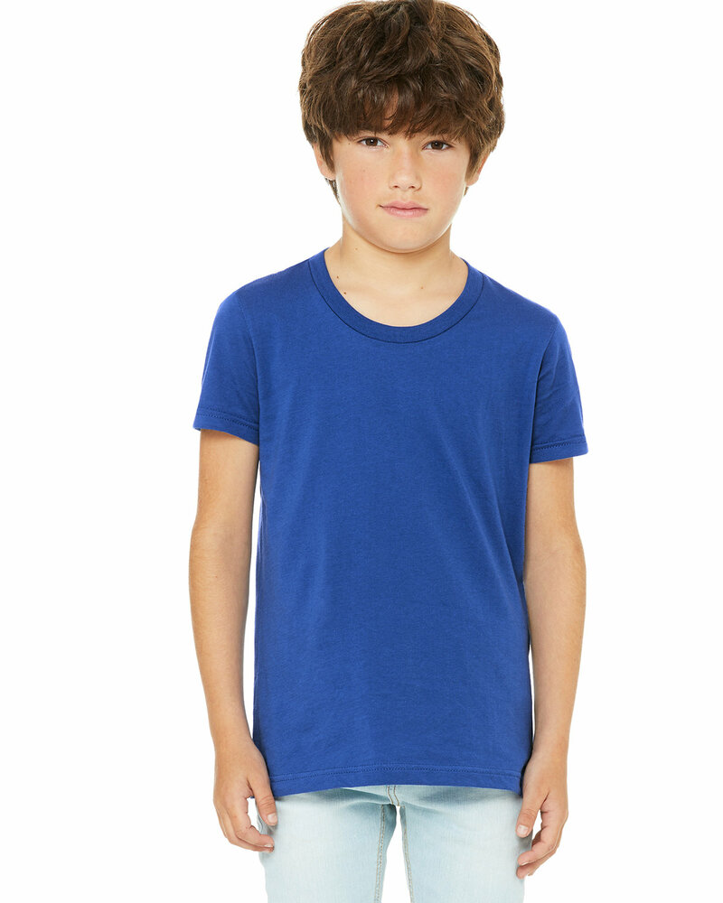 Bella + Canvas 3001Y Youth Jersey T-Shirt Front Fullsize"