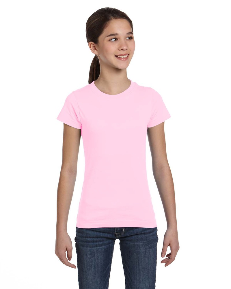 LAT 2616 Girls' Fine Jersey T-Shirt Front Fullsize"