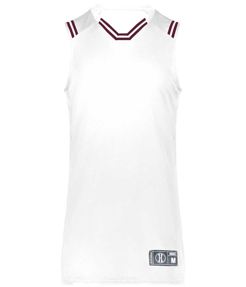 Holloway 224076 Retro Basketball Jersey Front Fullsize"