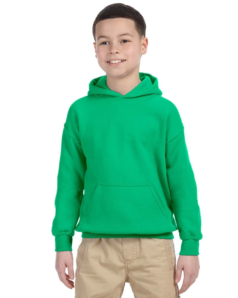 gildan g185b youth heavy blend™ 8 oz., 50/50 hooded sweatshirt Front Fullsize