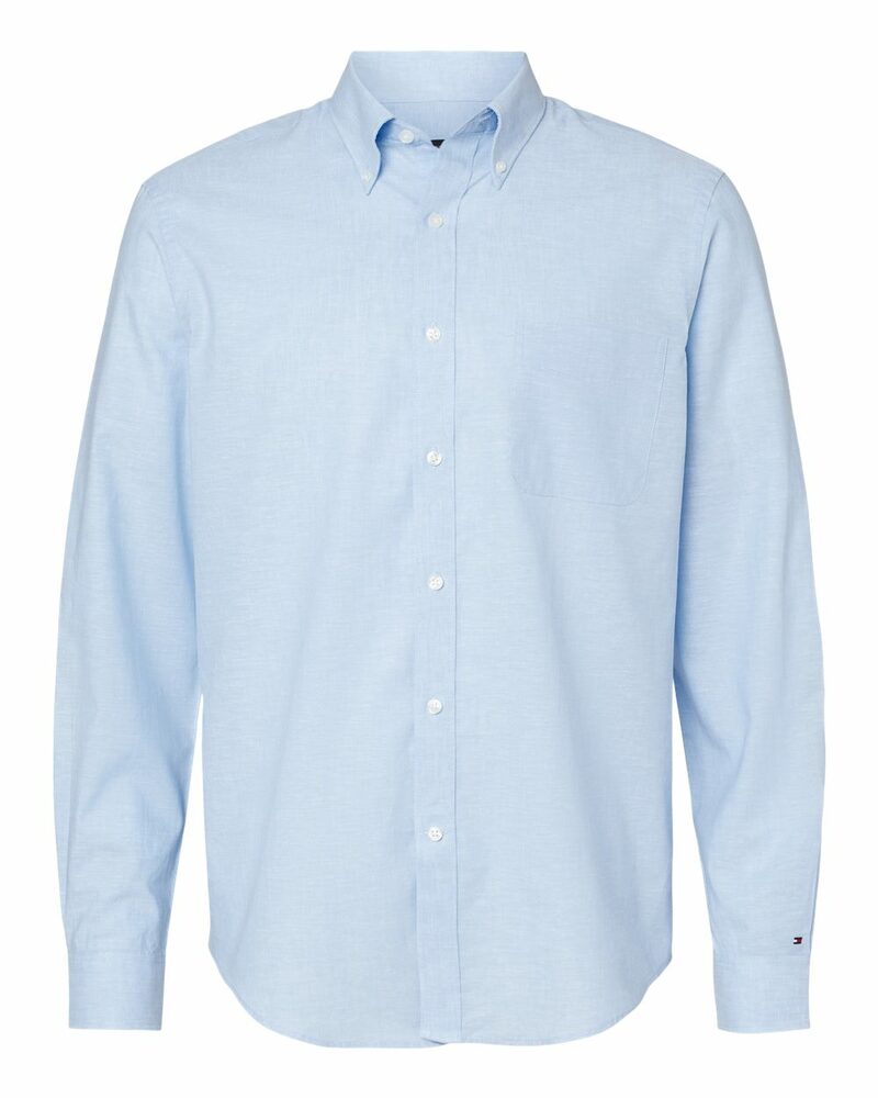 tommy hilfiger 13th107 cotton/linen shirt Front Fullsize