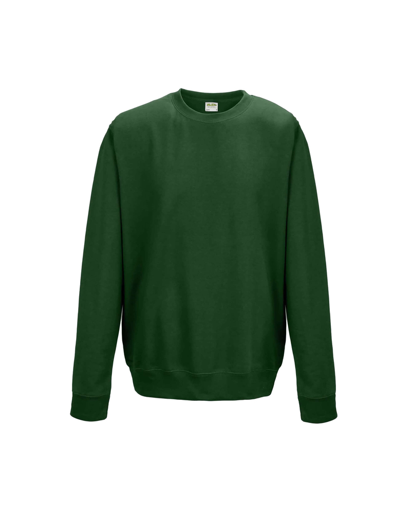Just Hoods By AWDis JHA030 Adult Midweight College Crewneck Sweatshirt Front Fullsize"