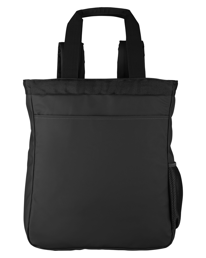 North End NE901 Men's Reflective Convertible Backpack Tote Front Fullsize"