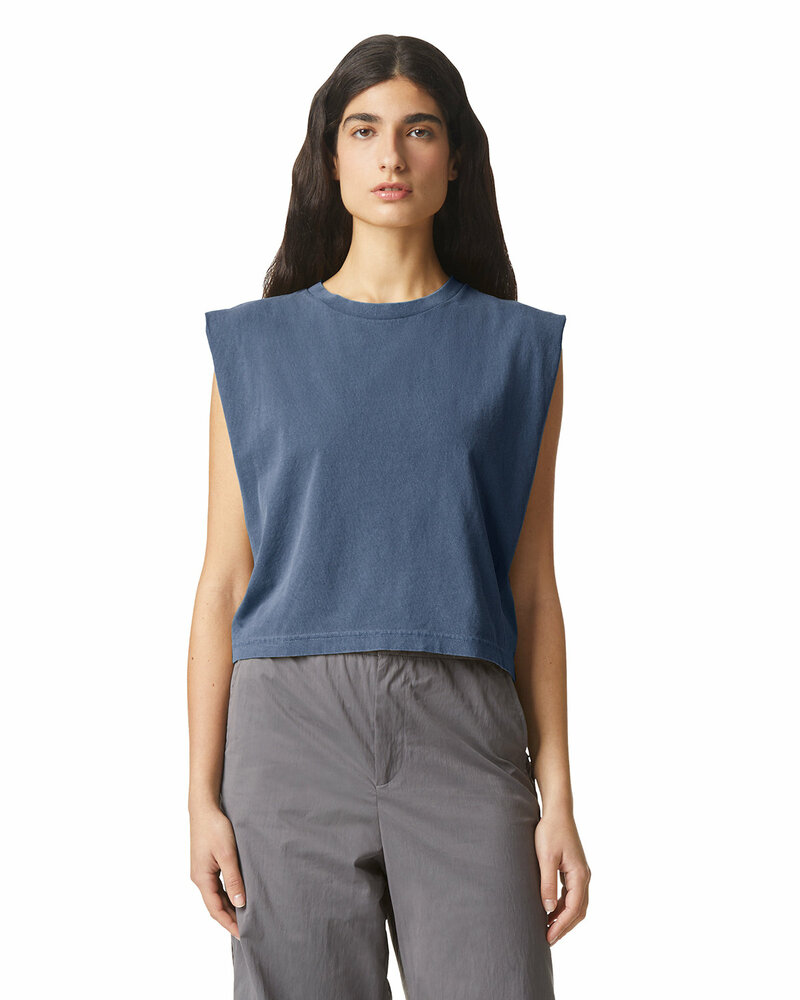 American Apparel 307GD Heavyweight Cotton Women's Garment Dyed Muscle Tank Front Fullsize"