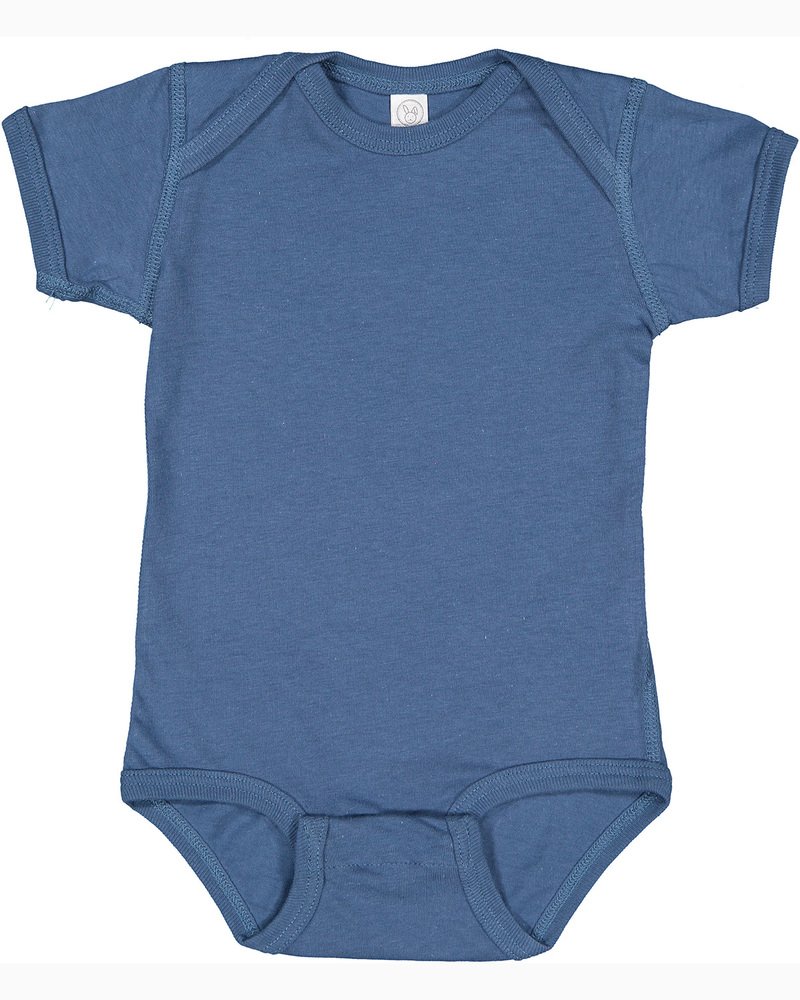 Rabbit Skins 4424 Infant Fine Jersey Bodysuit Front Fullsize"
