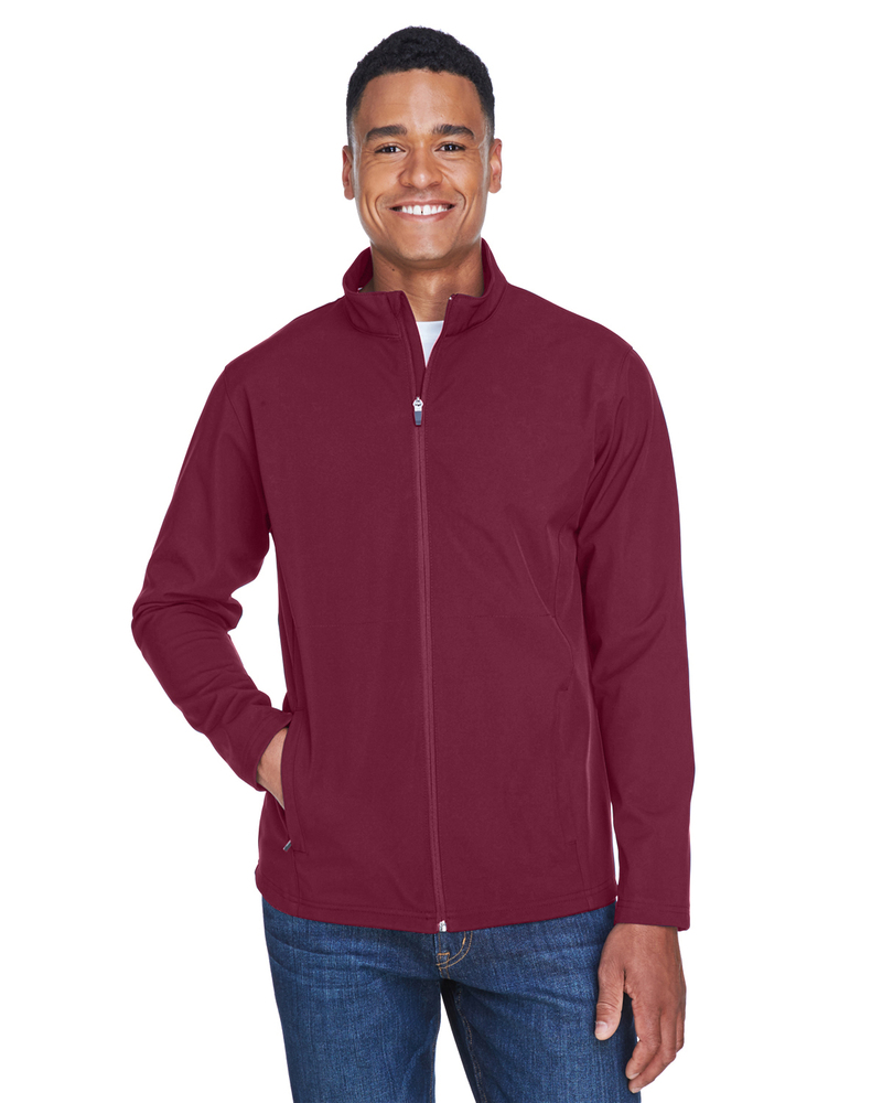 Team 365 TT80 Men's Leader Soft Shell Jacket Front Fullsize"