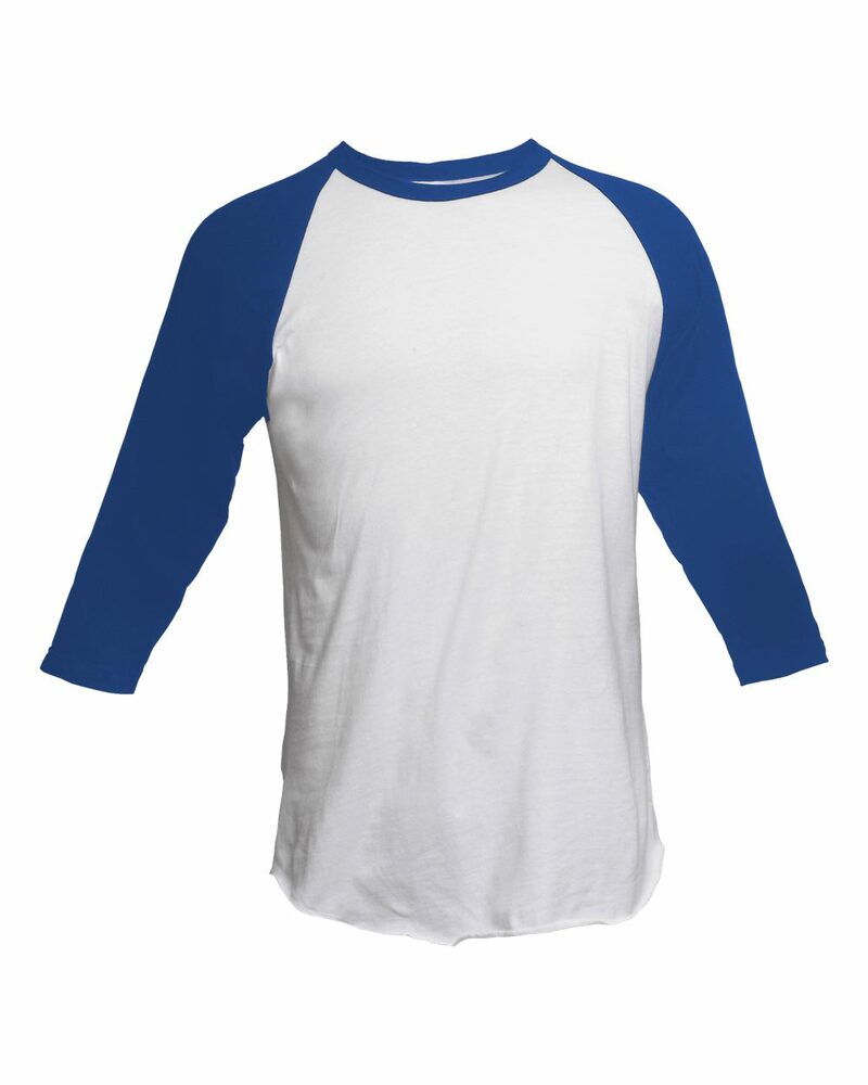 Tultex 0245TC Unisex Raglan Tee Front Fullsize"