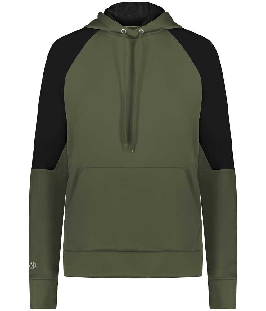 Holloway 222740 Ladies Momentum Team Fleece Hoodie Front Fullsize"