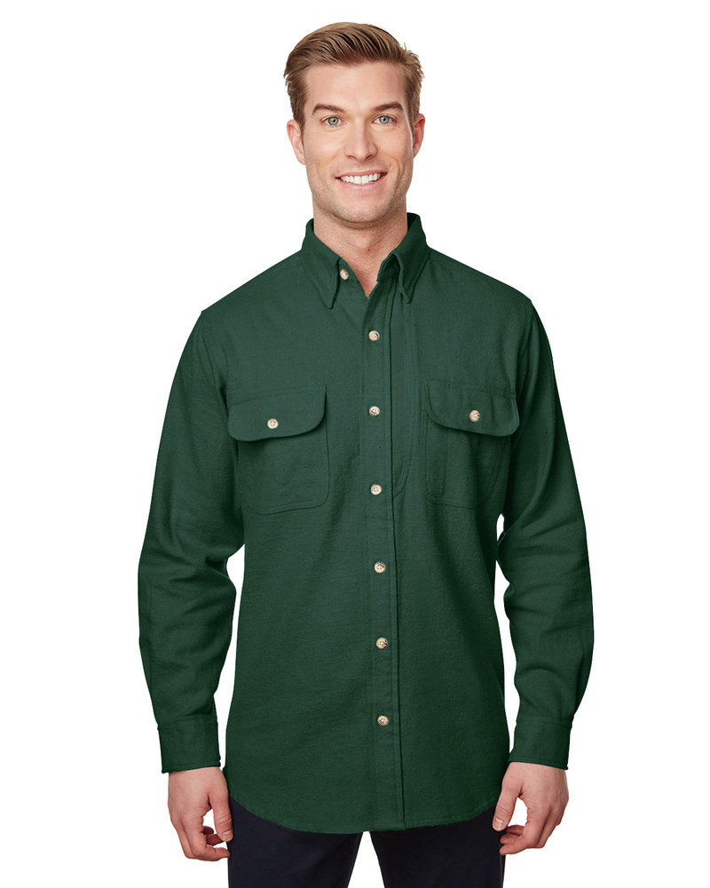 backpacker bp7090 men's solid chamois shirt Front Fullsize