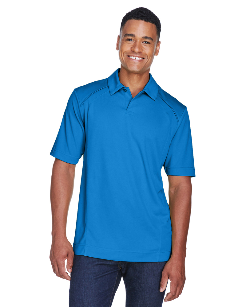 north end 88632 men's recycled polyester performance piqué polo Front Fullsize