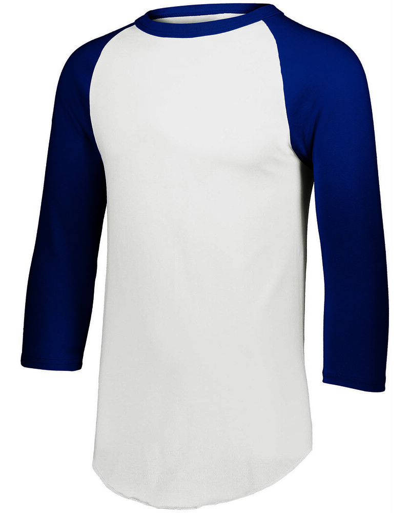Augusta Sportswear AG4420 Baseball 3/4 Sleeve Tee 2.0 Front Fullsize"