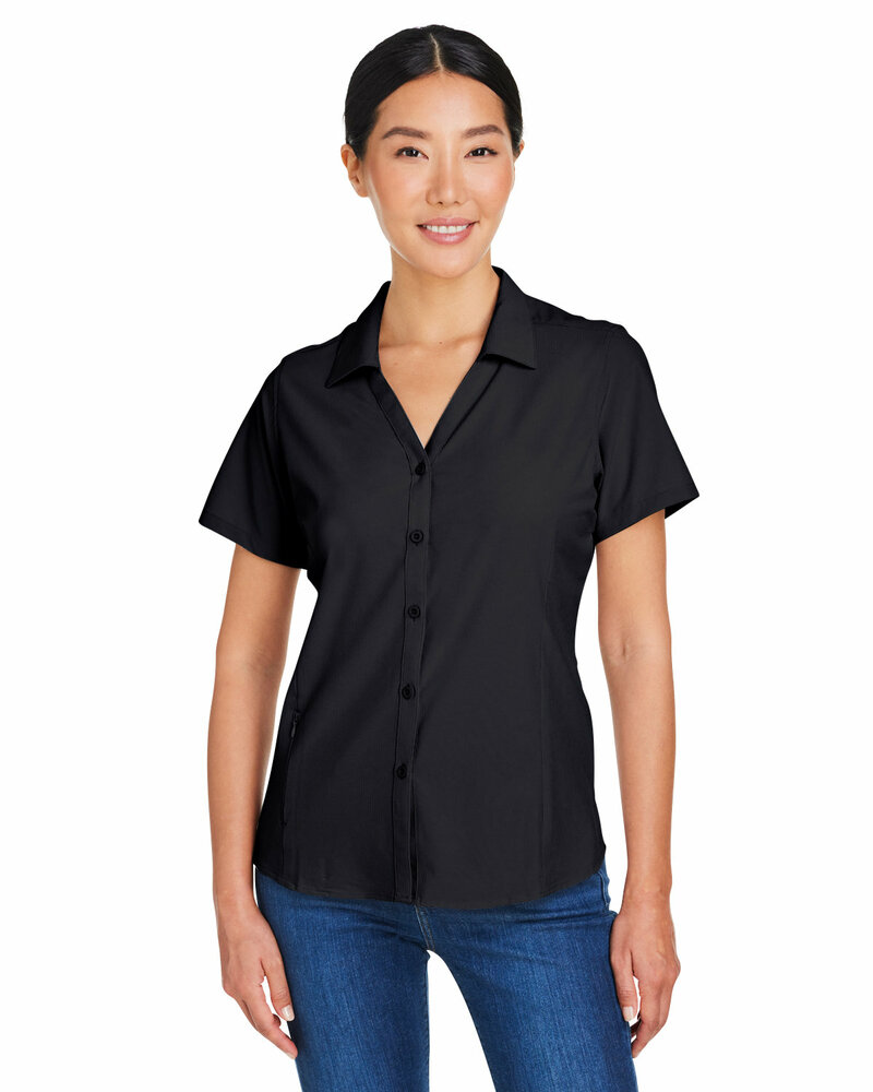 core365 ce510w ladies' ultra uvp® marina shirt Front Fullsize