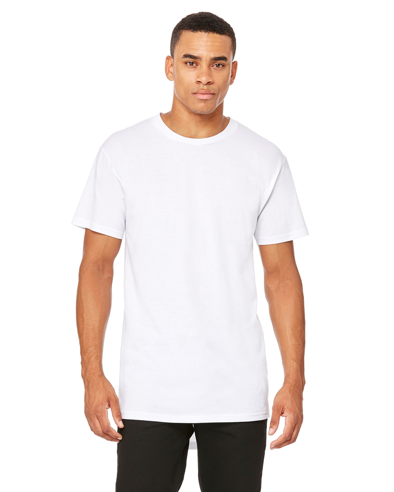 bella + canvas 3006 men's long body urban t-shirt Front Fullsize