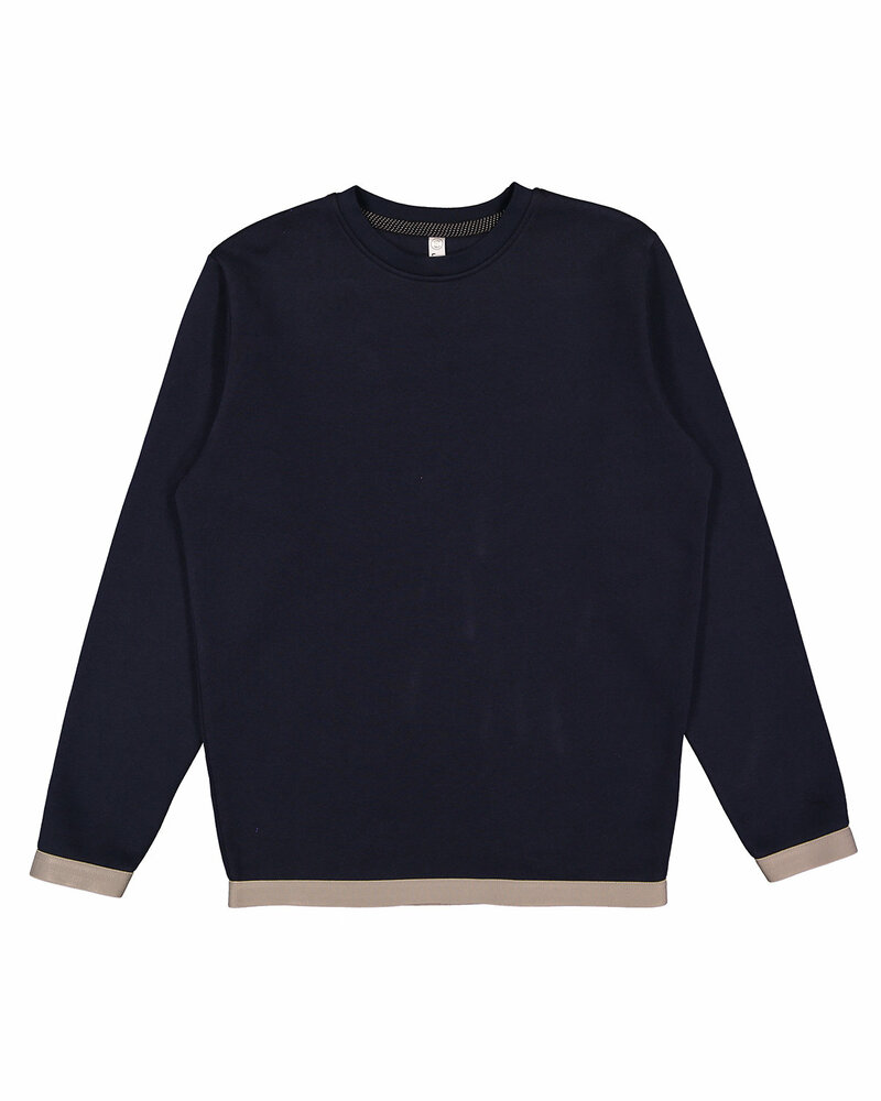 LAT L6789 Adult Statement Fleece Crew Sweatshirt Front Fullsize"