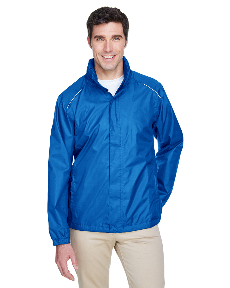 CORE365 88185 Men's Climate Seam-Sealed Lightweight Variegated Ripstop Jacket Front Fullsize"