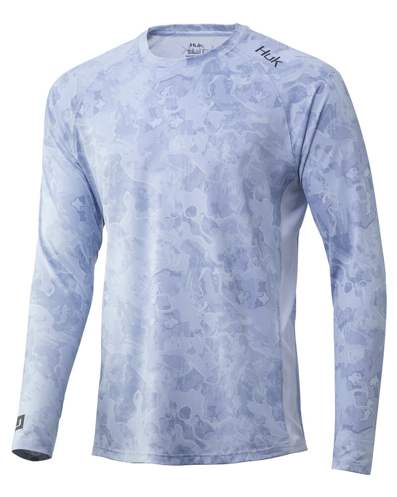 HUK H12L003 Men's Lopro Camo Long-Sleeve T-Shirt Front Fullsize"