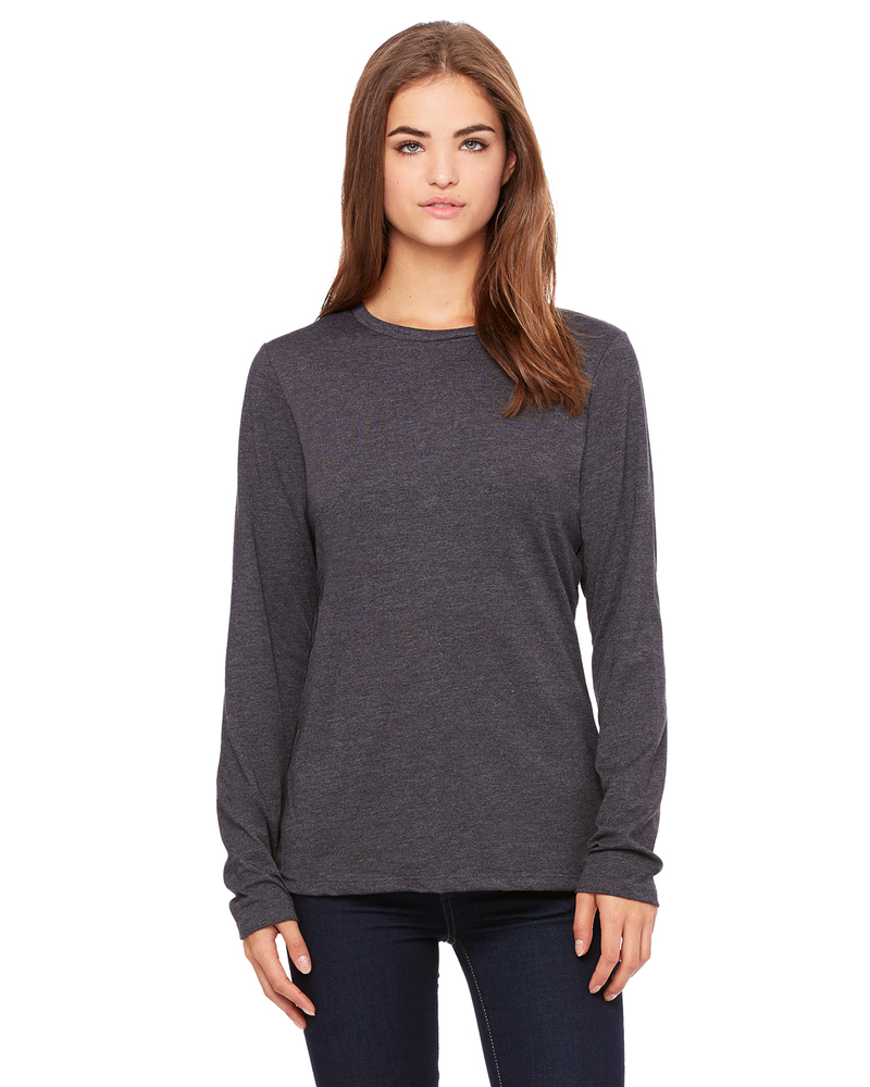 bella + canvas b6450 ladies' relaxed jersey long-sleeve t-shirt Front Fullsize