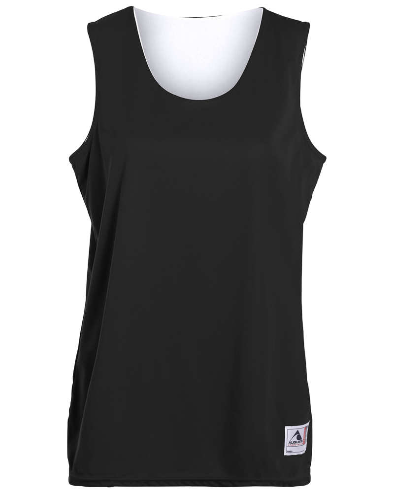 augusta sportswear 147 ladies' wicking polyester reversible sleeveless jersey Front Fullsize