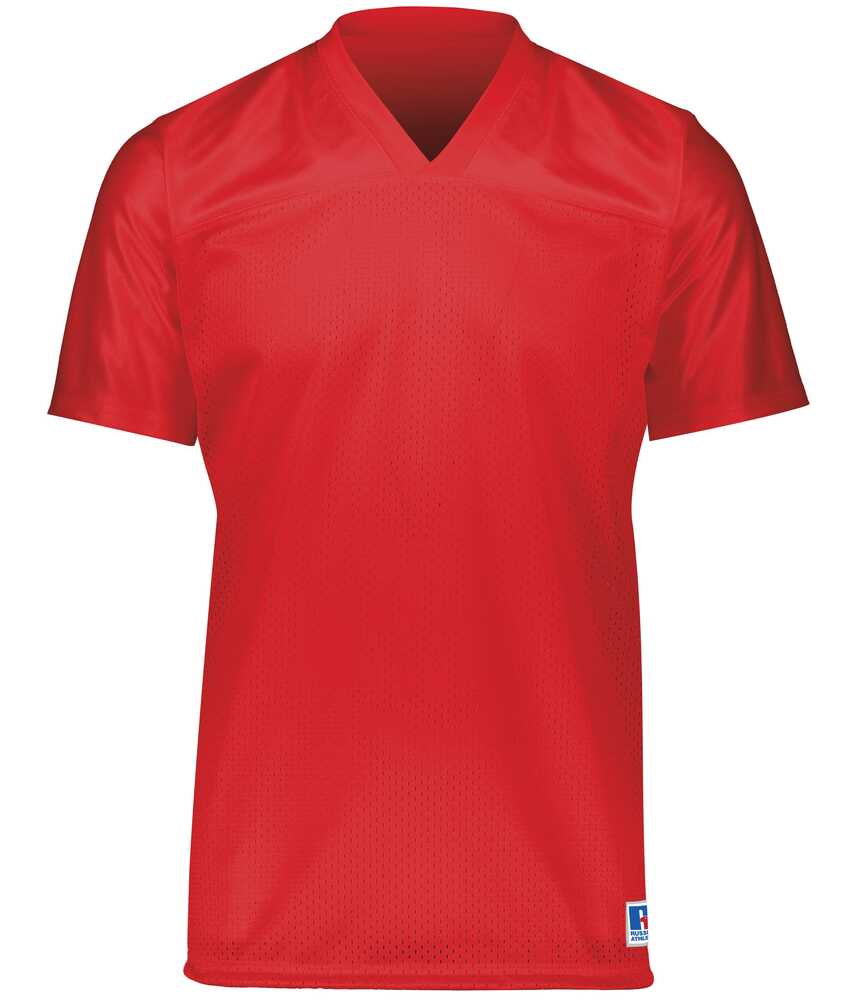 russell athletic r0593b youth solid flag football jersey Front Fullsize