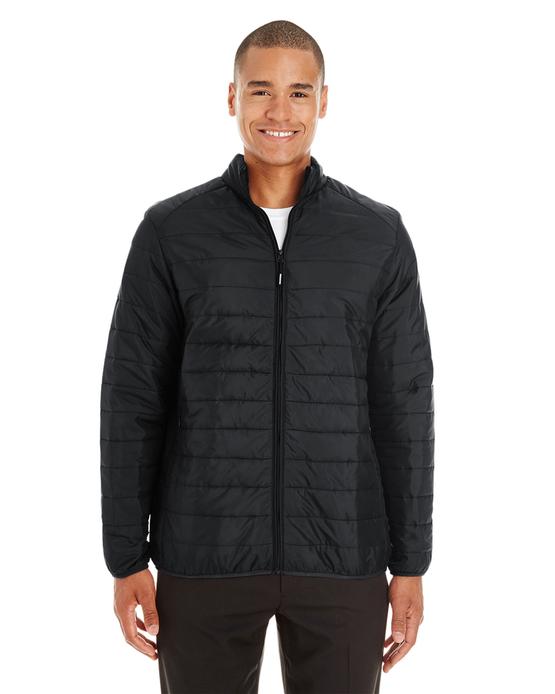 CORE365 CE700 Men's Prevail Packable Puffer Jacket Front Fullsize"