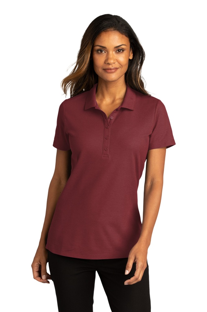 Port Authority LK810 Ladies SuperPro ™ React ™ Polo Front Fullsize"