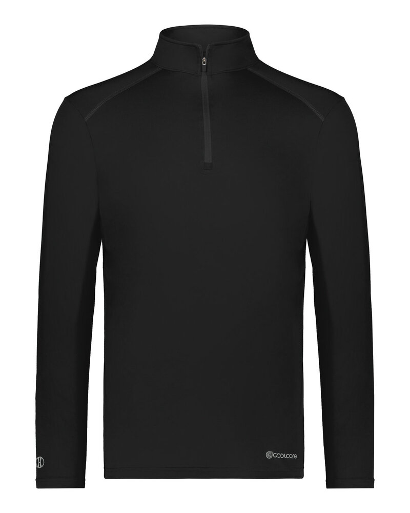 holloway 222140 adult quarter-zip pullover powered by coolcore Front Fullsize