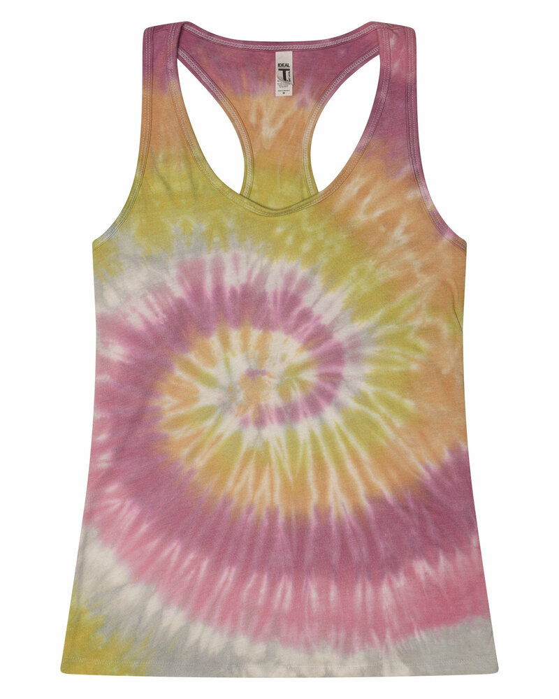 colortone ci3400 ladies' racerback tank Front Fullsize