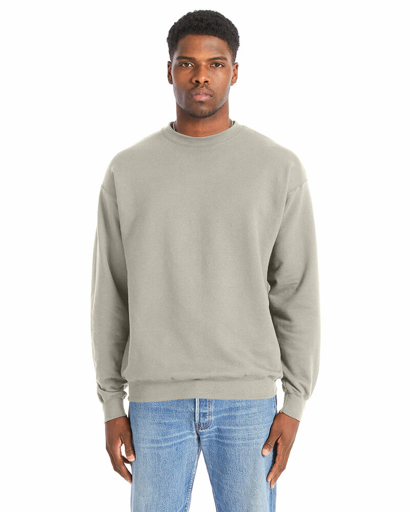 hanes rs160 perfect sweats crew sweatshirt Front Fullsize