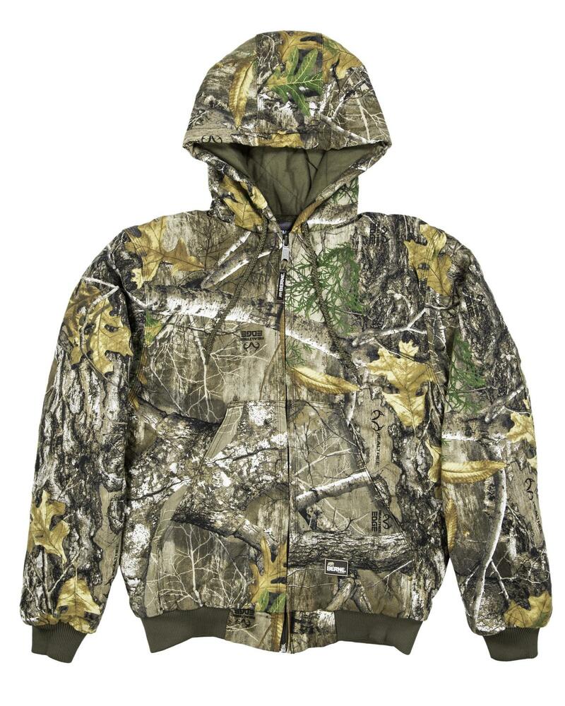 berne gj51 men's camo deerslayer jacket Front Fullsize