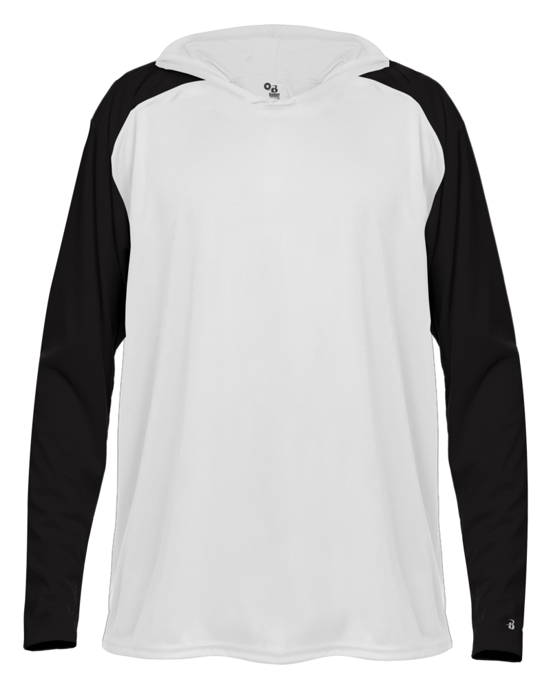 Badger Sport 4235 Breakout Hood Tee Front Fullsize"