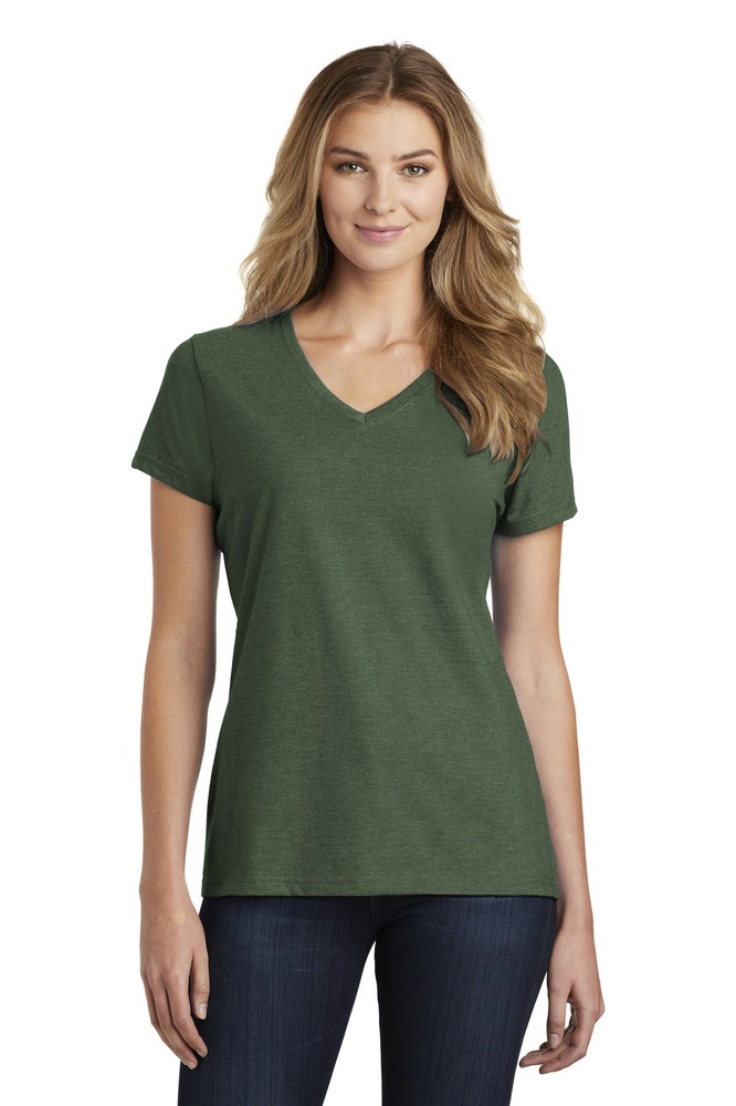 Port & Company LPC455V Ladies Fan Favorite ™ Blend V-Neck Tee Front Fullsize"