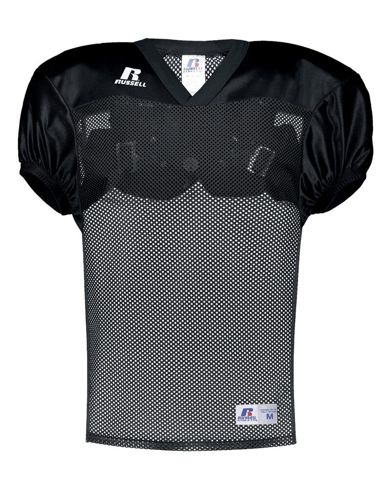 russell athletic s096bw youth stock practice jersey Front Fullsize