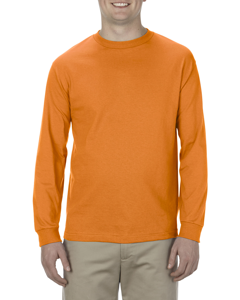 Alstyle AL1304 Adult 6.0 oz., 100% Cotton Long-Sleeve T-Shirt Front Fullsize"