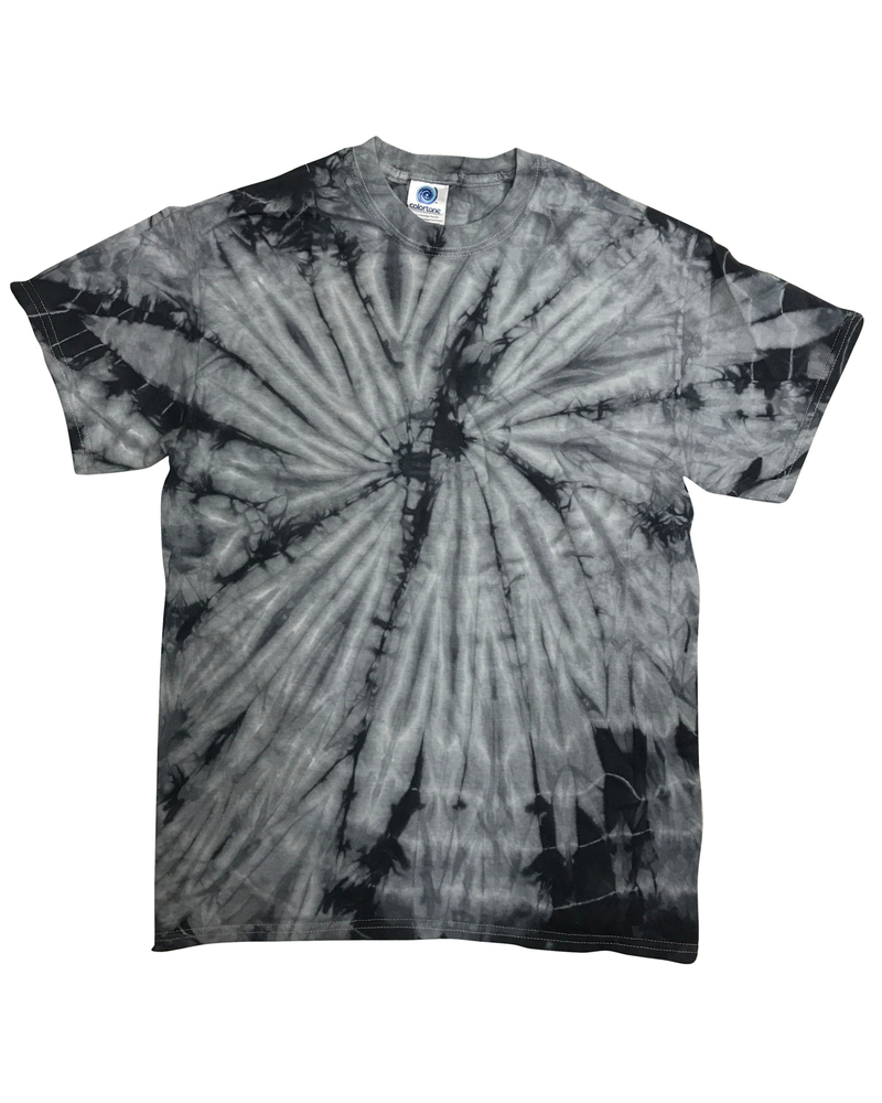 Tie-Dye CD101 Adult 5.4 oz. 100% Cotton Spider T-Shirt Front Fullsize"