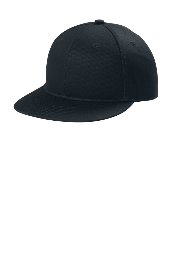 port authority c116 snapback flat bill cap Front Fullsize