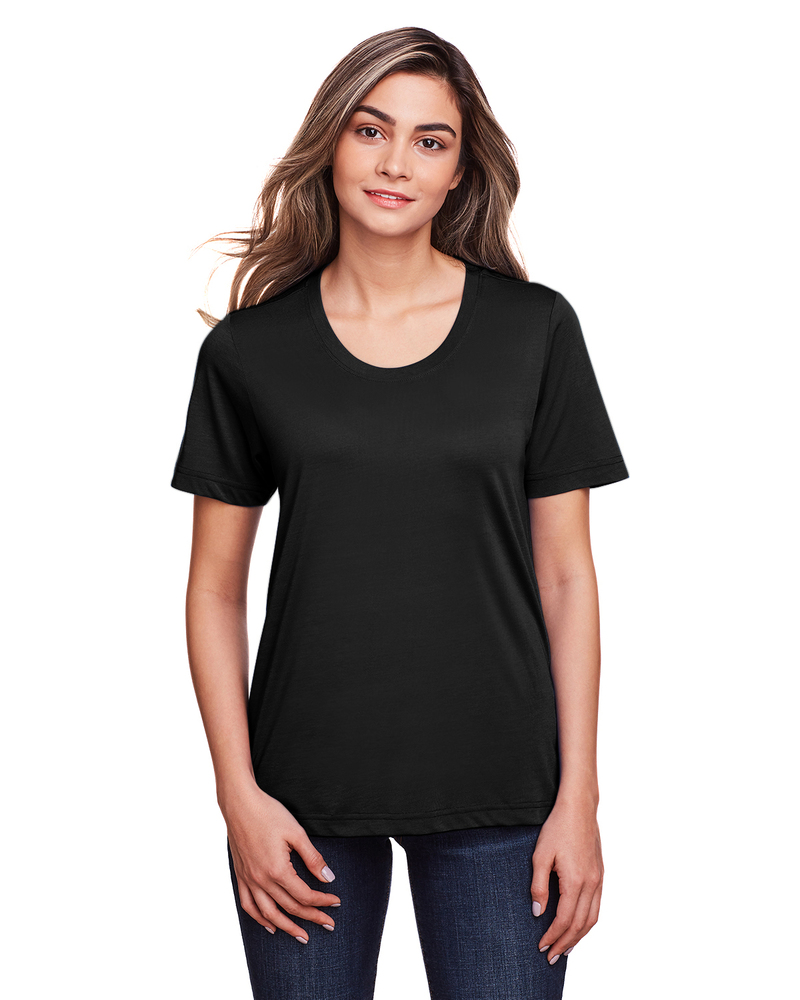 core365 ce111w ladies' fusion chromasoft™ performance t-shirt Front Fullsize