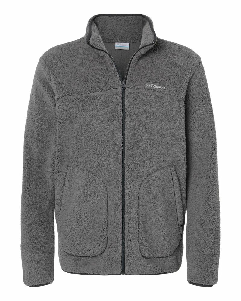 columbia 1911111 men's rugged ridge™ ii sherpa full-zip fleece jacket Front Fullsize