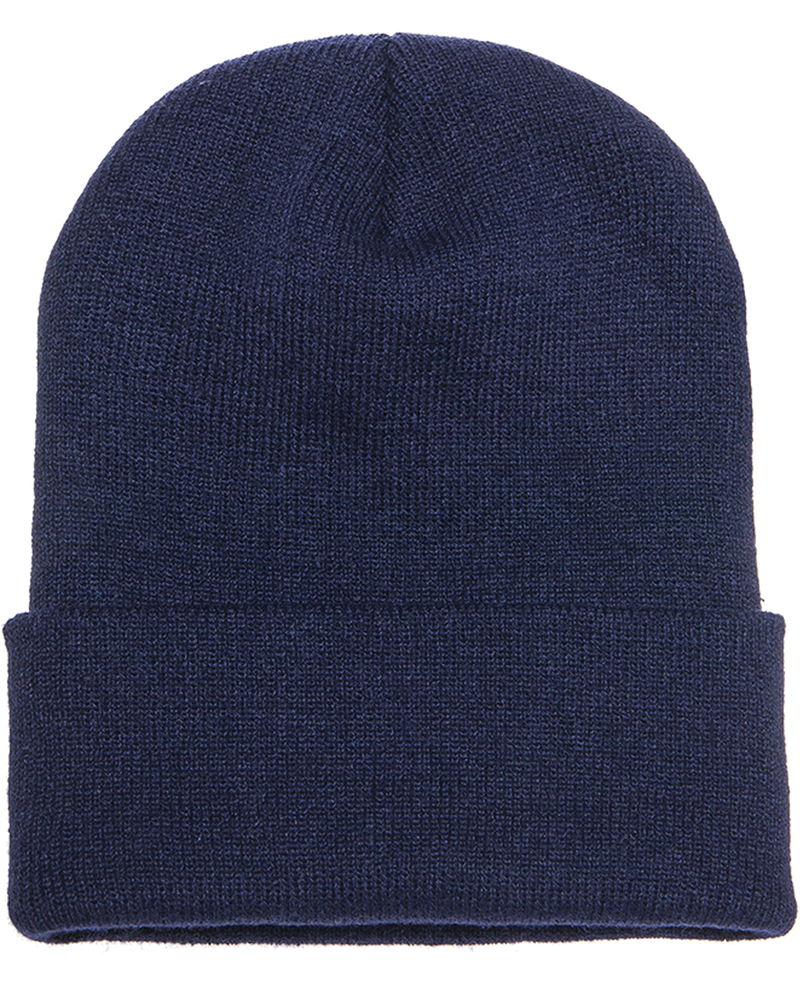 Yupoong 1501 Adult Cuffed Knit Beanie Front Fullsize"